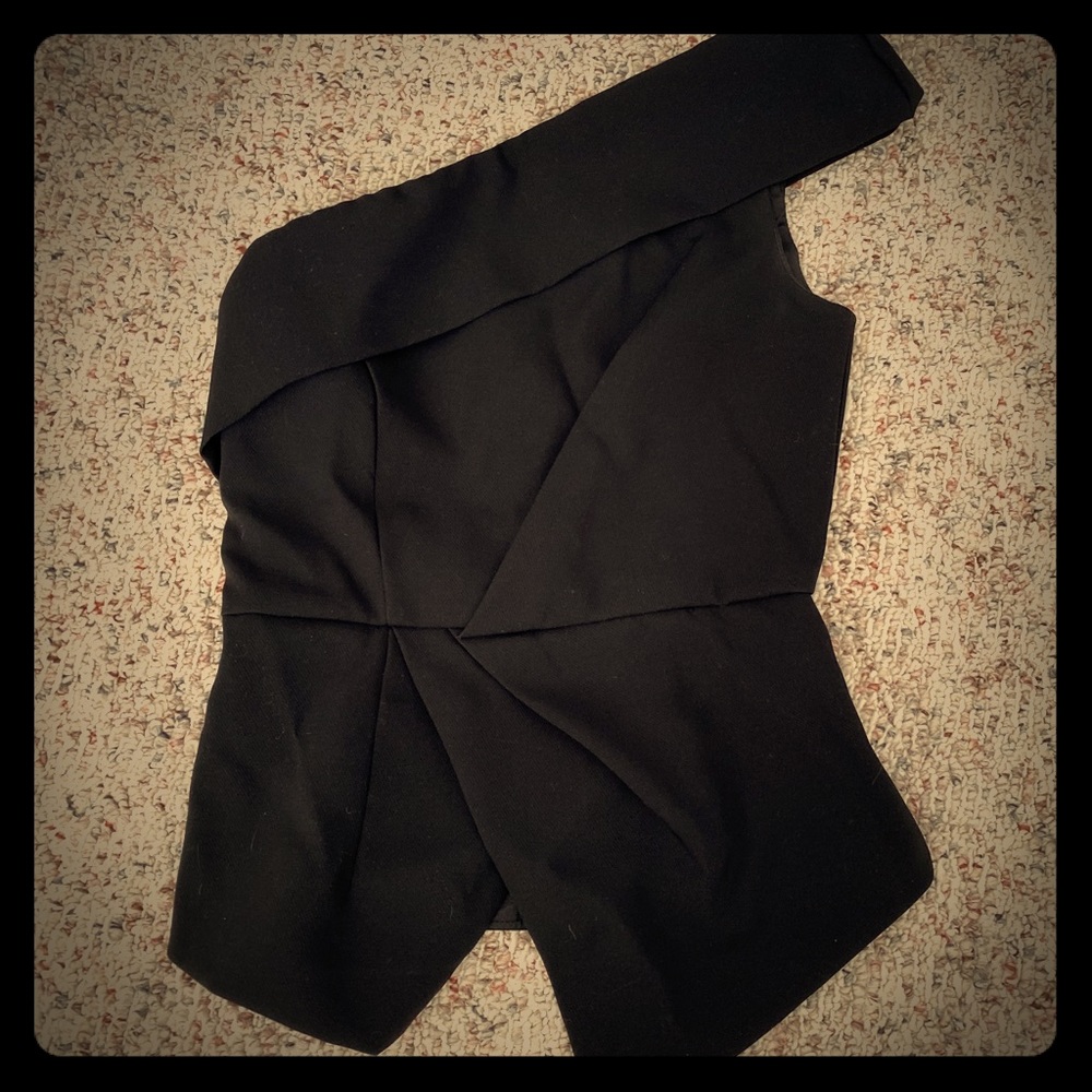 Mustard Seed one shoulder top